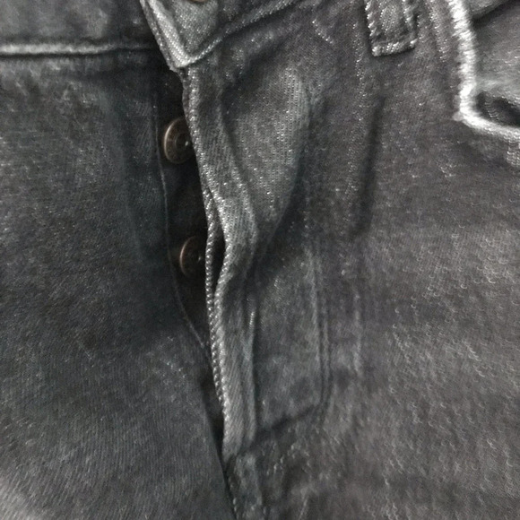 BDG Straight high Waisted straight Jeans Black washed - Picture 4 of 12